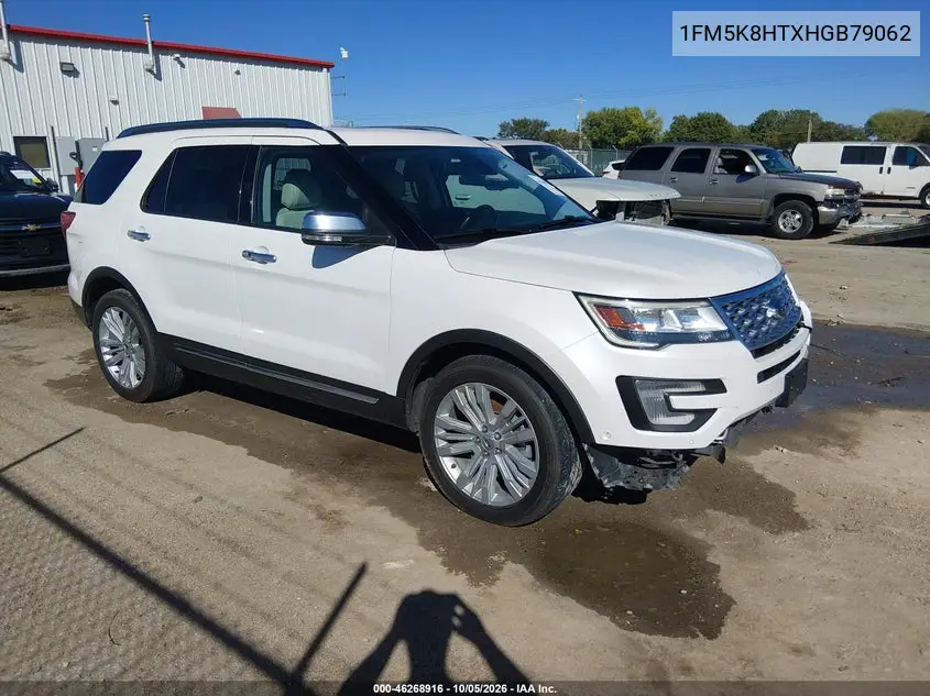 FORD EXPLORER 2017, VIN 1FM5K8HTXHGB79062