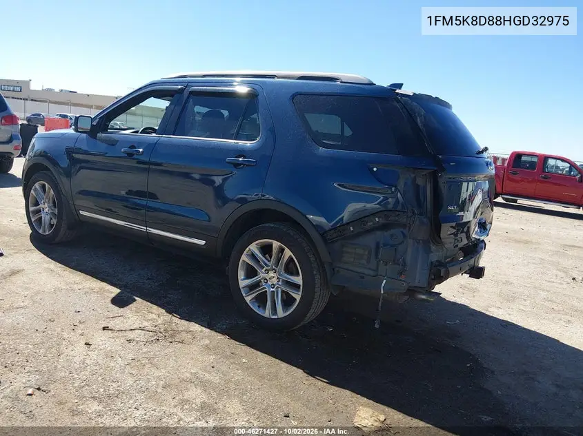 2017 FORD EXPLORER VIN 1FM5K8D88HGD32975 — фото 3