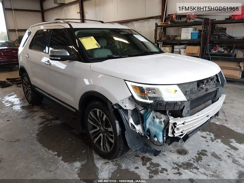 FORD EXPLORER 2017, VIN 1FM5K8HT5HGD51966