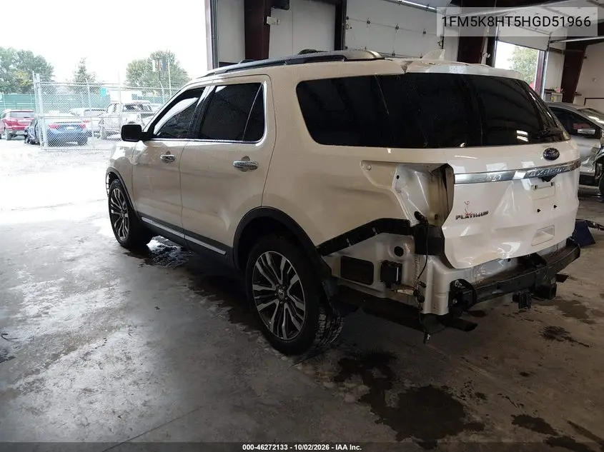 2017 FORD EXPLORER VIN 1FM5K8HT5HGD51966 — фото 3