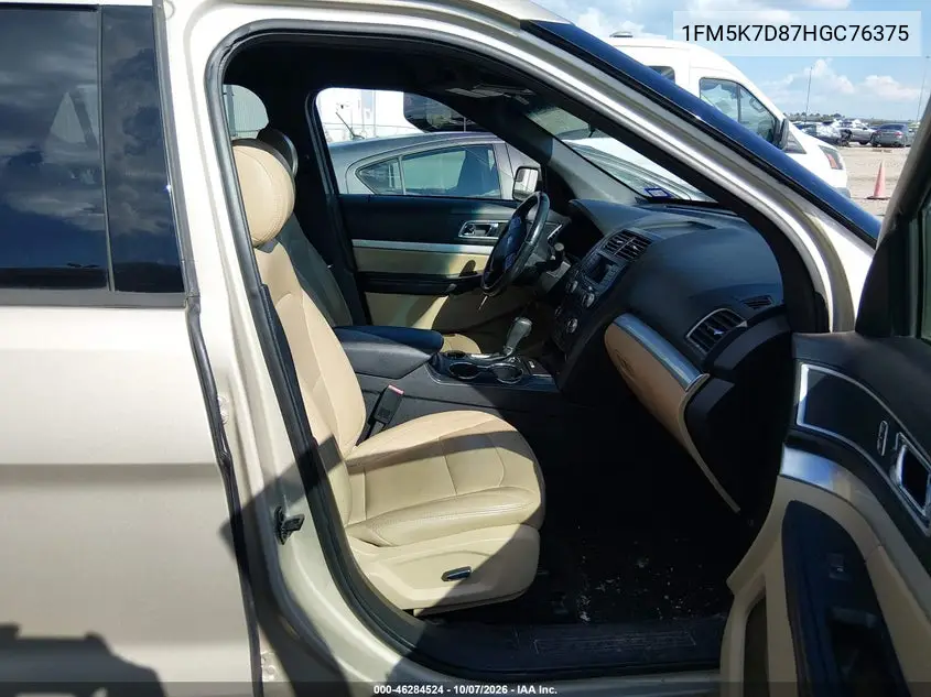 2017 FORD EXPLORER VIN 1FM5K7D87HGC76375 — фото 5