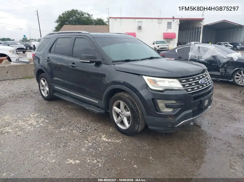 FORD EXPLORER 2017, VIN 1FM5K8DH4HGB75297