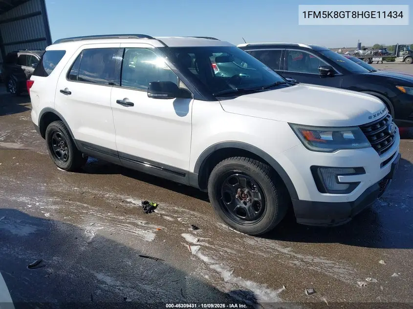 FORD EXPLORER 2017, VIN 1FM5K8GT8HGE11434