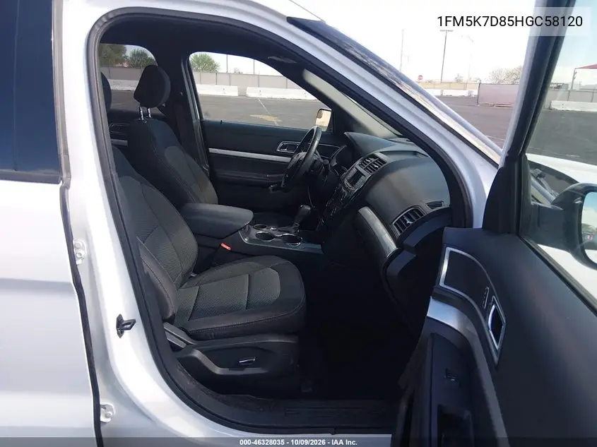 2017 FORD EXPLORER VIN 1FM5K7D85HGC58120 — фото 5