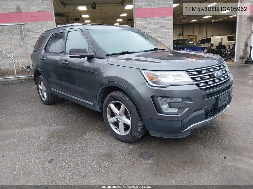 FORD EXPLORER 2017, VIN 1FM5K8D88HGA05962