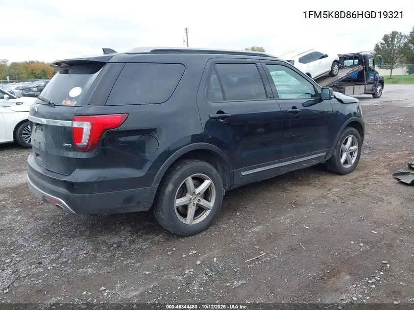 2017 FORD EXPLORER VIN 1FM5K8D86HGD19321 — фото 4