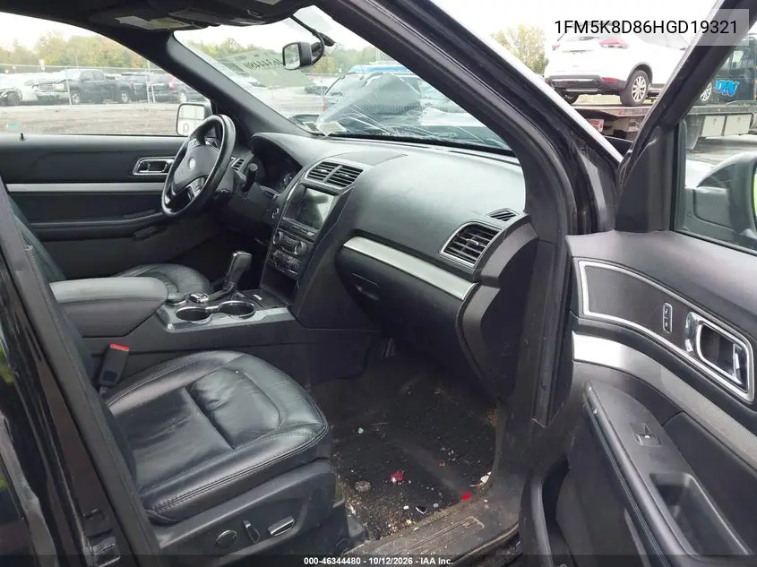 2017 FORD EXPLORER VIN 1FM5K8D86HGD19321 — фото 5