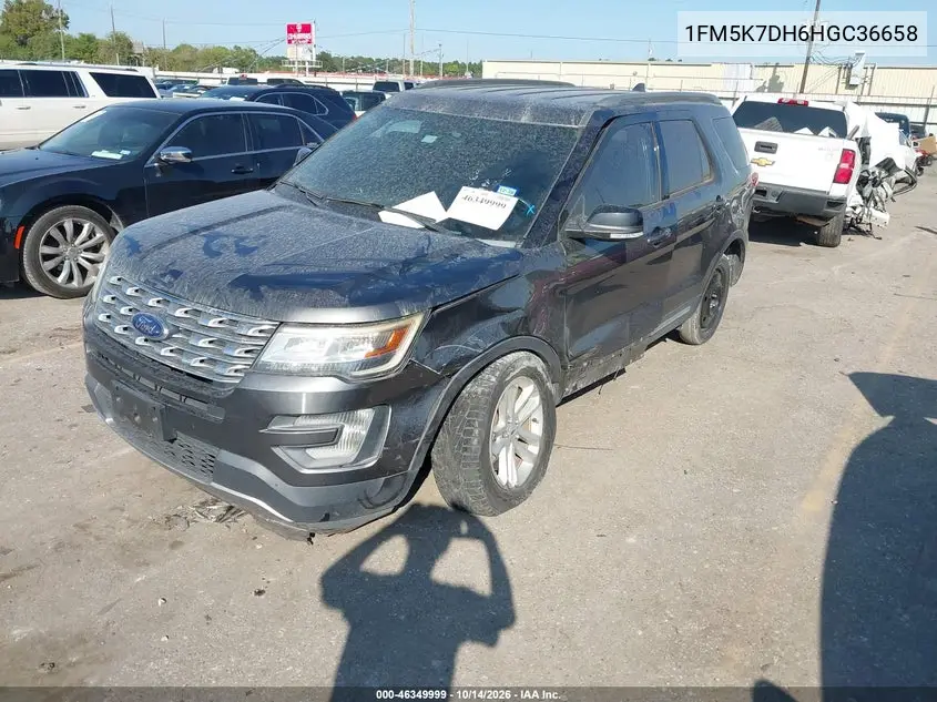 2017 FORD EXPLORER VIN 1FM5K7DH6HGC36658 — фото 2