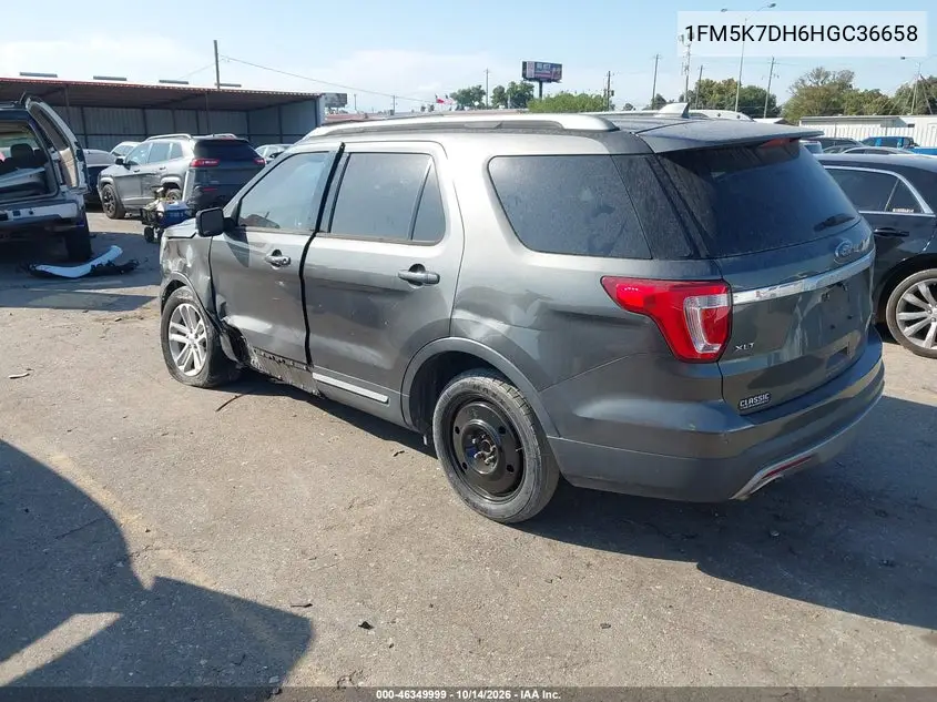 2017 FORD EXPLORER VIN 1FM5K7DH6HGC36658 — фото 3