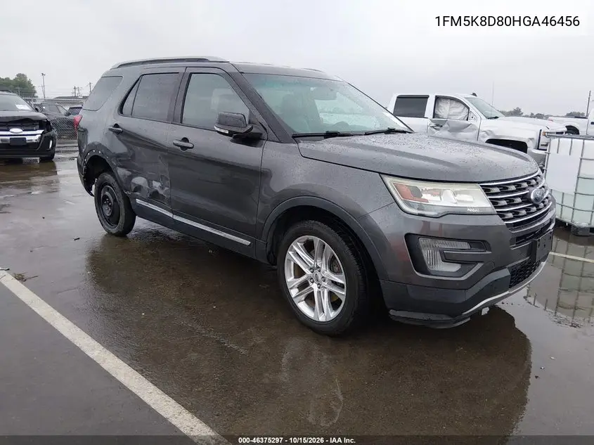 FORD EXPLORER 2017, VIN 1FM5K8D80HGA46456