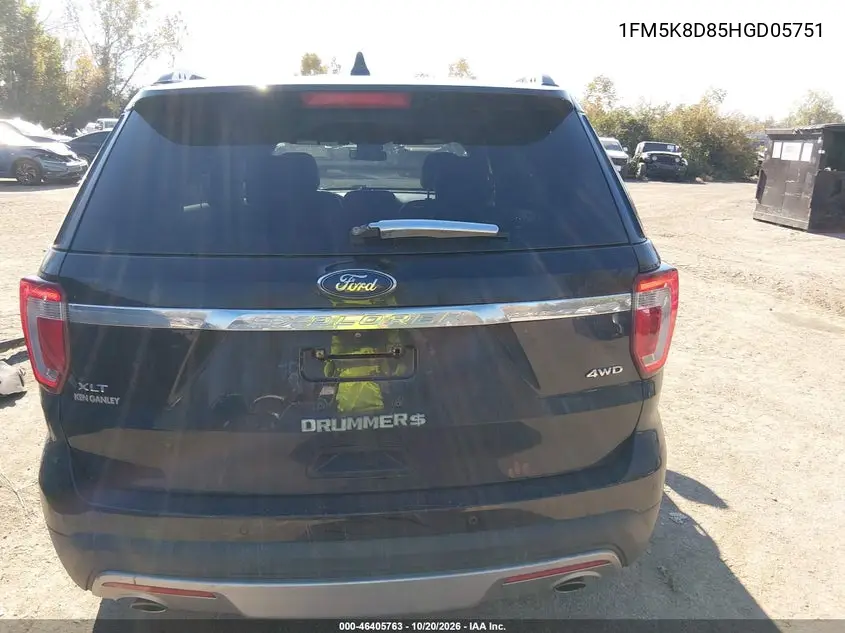 2017 FORD EXPLORER VIN 1FM5K8D85HGD05751 — фото 16