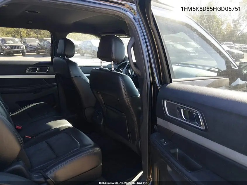 2017 FORD EXPLORER VIN 1FM5K8D85HGD05751 — фото 8
