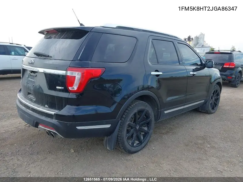 2018 FORD EXPLORER VIN 1FM5K8HT2JGA86347 — фото 4