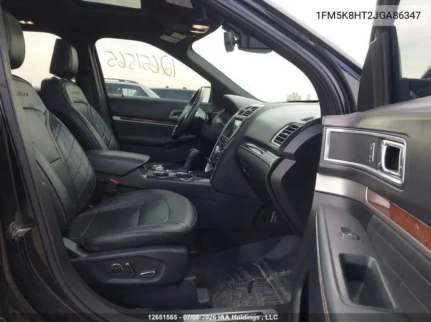 2018 FORD EXPLORER VIN 1FM5K8HT2JGA86347 — фото 5