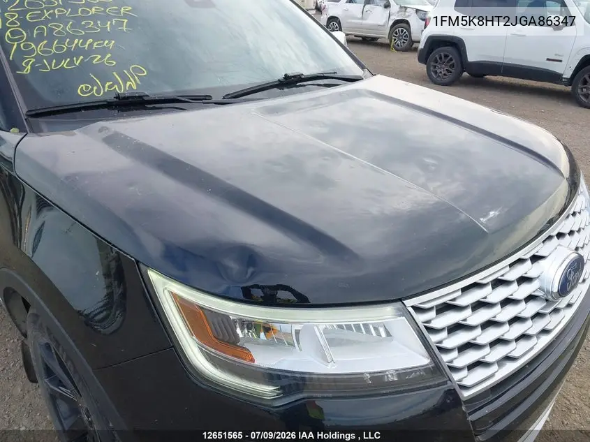 2018 FORD EXPLORER VIN 1FM5K8HT2JGA86347 — фото 6