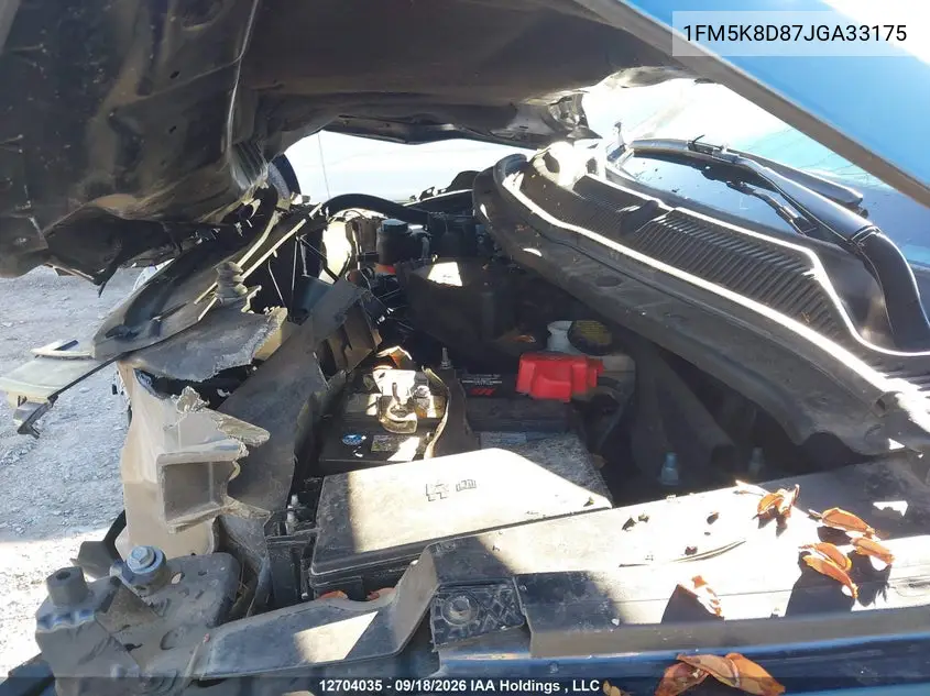 2018 FORD EXPLORER VIN 1FM5K8D87JGA33175 — фото 10