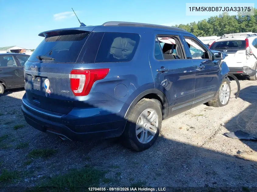 2018 FORD EXPLORER VIN 1FM5K8D87JGA33175 — фото 4