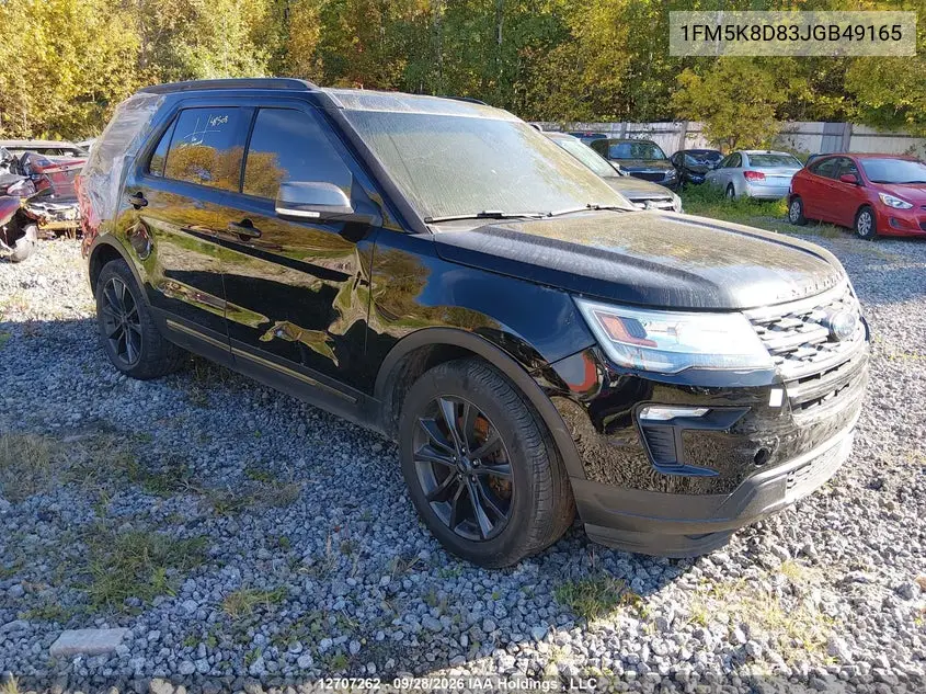FORD EXPLORER 2018, VIN 1FM5K8D83JGB49165