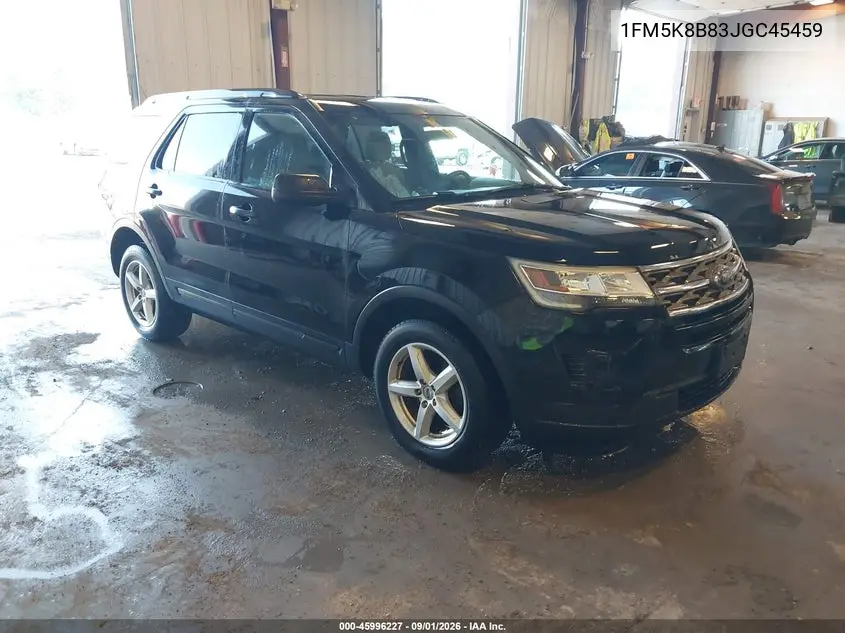 FORD EXPLORER 2018, VIN 1FM5K8B83JGC45459