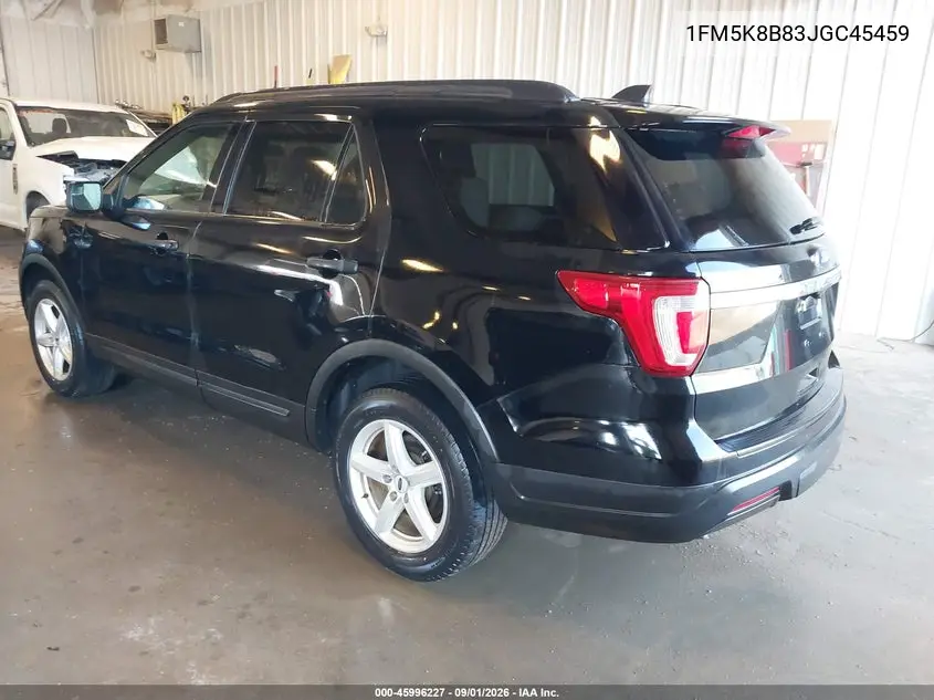 2018 FORD EXPLORER VIN 1FM5K8B83JGC45459 — фото 3