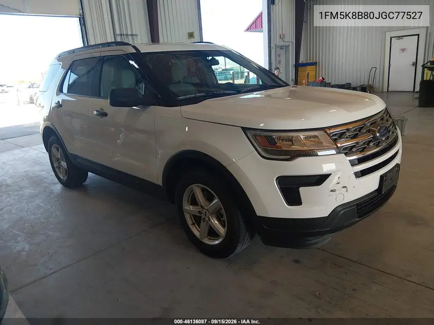 FORD EXPLORER 2018, VIN 1FM5K8B80JGC77527