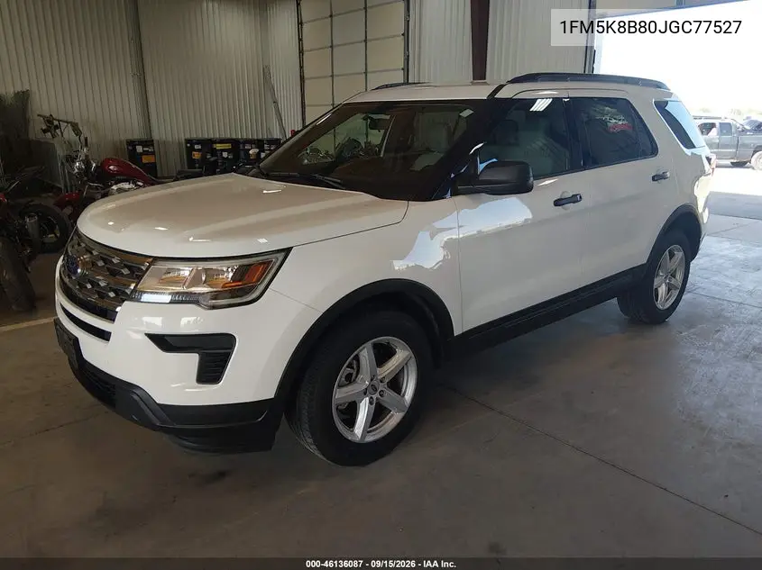 2018 FORD EXPLORER VIN 1FM5K8B80JGC77527 — фото 2