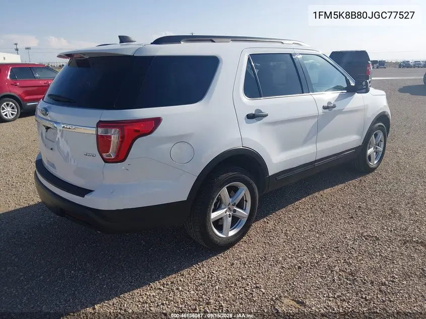 2018 FORD EXPLORER VIN 1FM5K8B80JGC77527 — фото 4