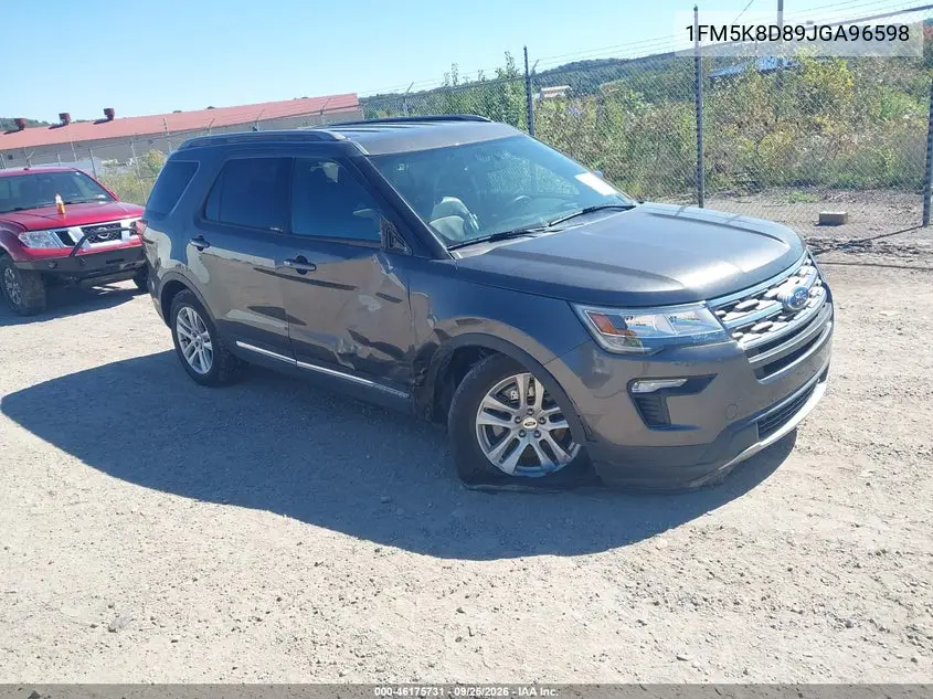 FORD EXPLORER 2018, VIN 1FM5K8D89JGA96598