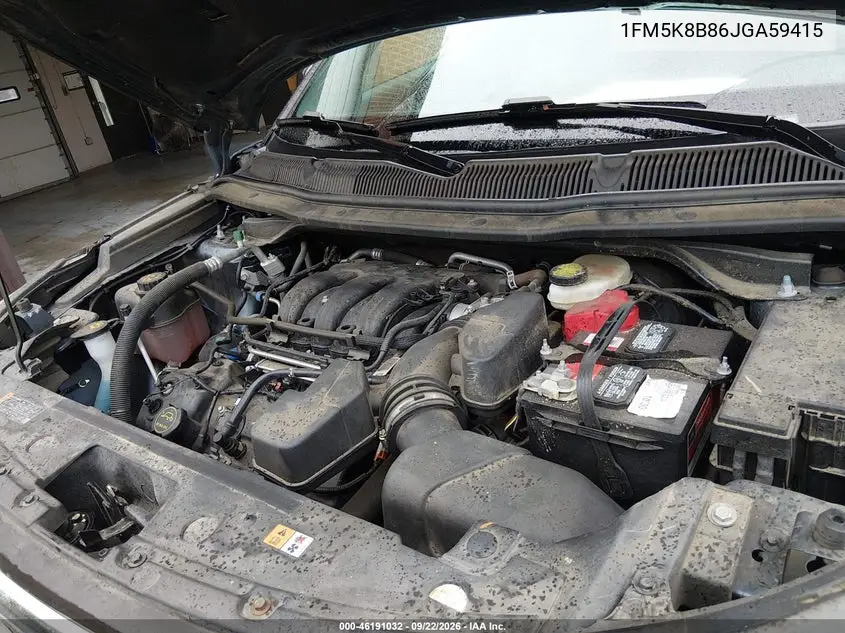 2018 FORD EXPLORER VIN 1FM5K8B86JGA59415 — фото 10