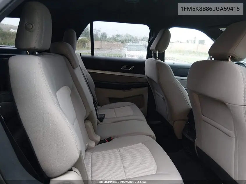 2018 FORD EXPLORER VIN 1FM5K8B86JGA59415 — фото 8
