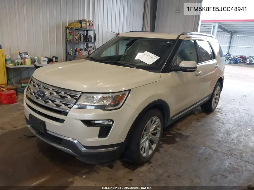 2018 FORD EXPLORER VIN 1FM5K8F85JGC48941 — фото 2