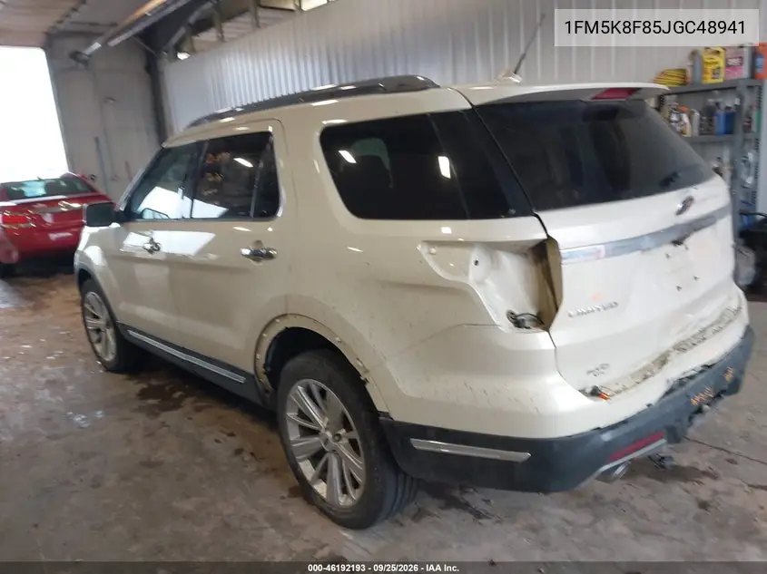 2018 FORD EXPLORER VIN 1FM5K8F85JGC48941 — фото 3