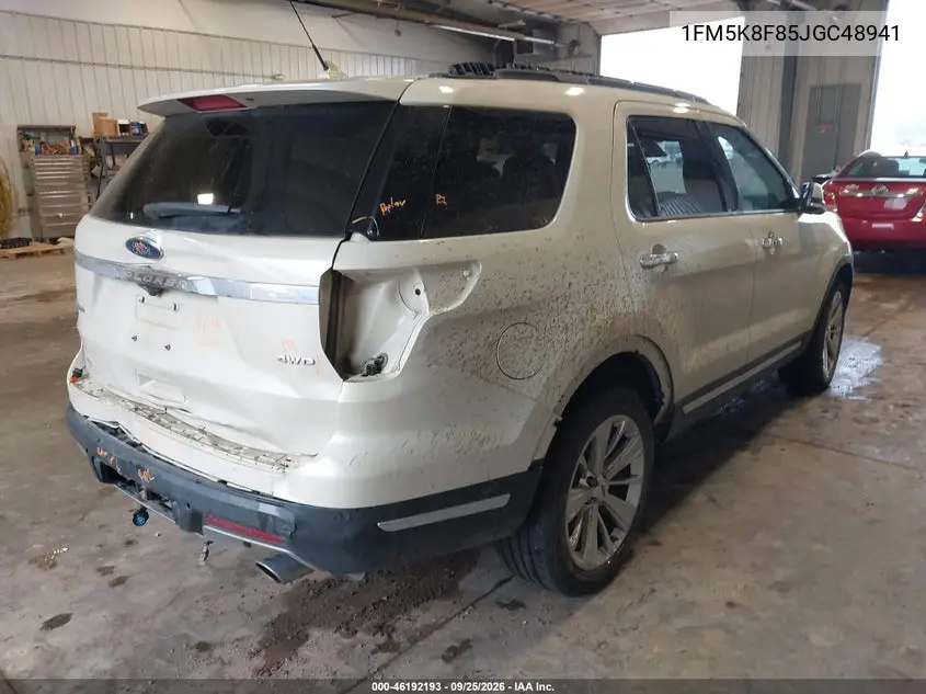 2018 FORD EXPLORER VIN 1FM5K8F85JGC48941 — фото 4