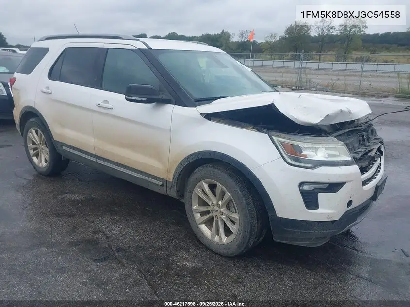 FORD EXPLORER 2018, VIN 1FM5K8D8XJGC54558