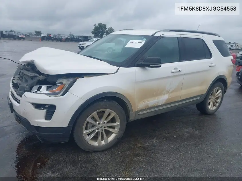 2018 FORD EXPLORER VIN 1FM5K8D8XJGC54558 — фото 2