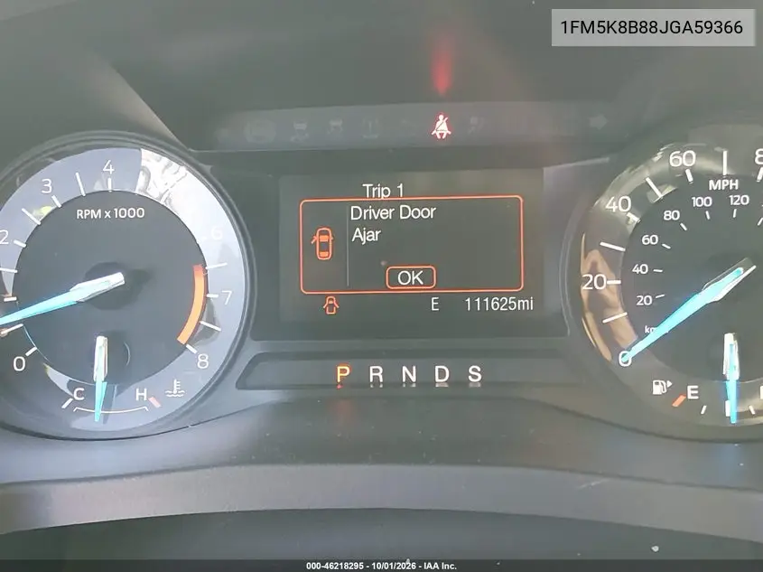 2018 FORD EXPLORER VIN 1FM5K8B88JGA59366 — фото 17