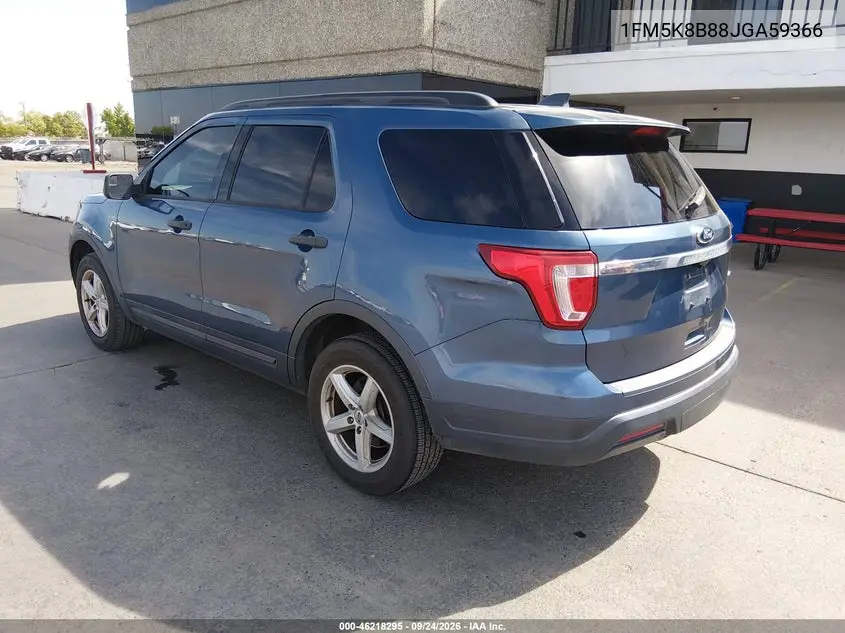 2018 FORD EXPLORER VIN 1FM5K8B88JGA59366 — фото 3