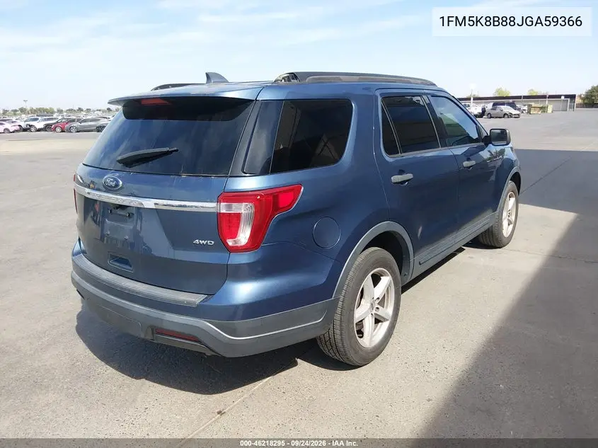 2018 FORD EXPLORER VIN 1FM5K8B88JGA59366 — фото 4
