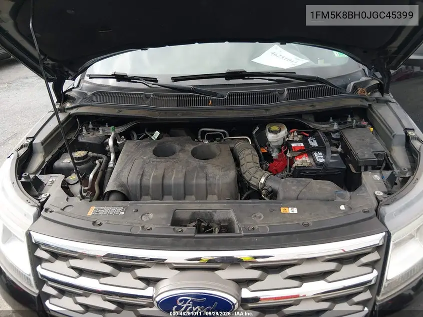 2018 FORD EXPLORER VIN 1FM5K8BH0JGC45399 — фото 10