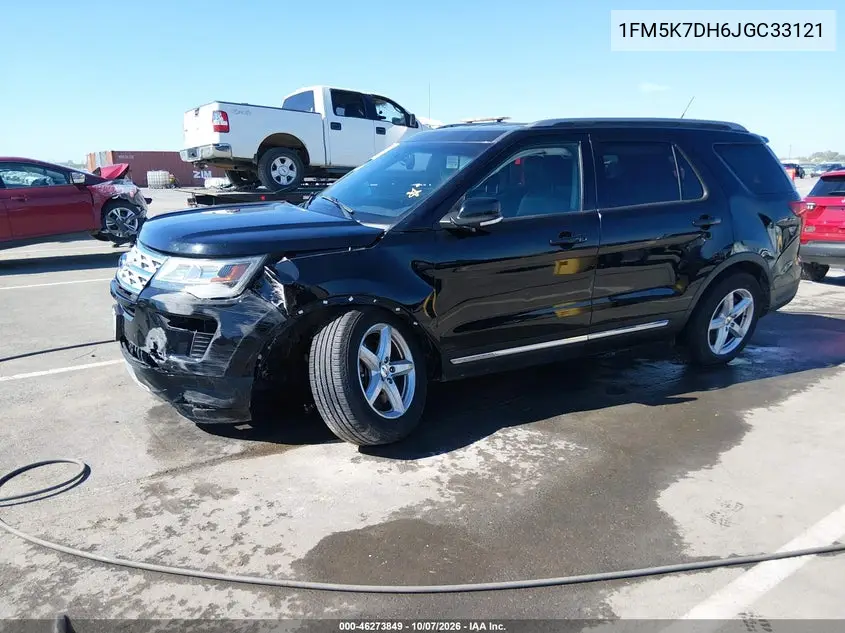 2018 FORD EXPLORER VIN 1FM5K7DH6JGC33121 — фото 2
