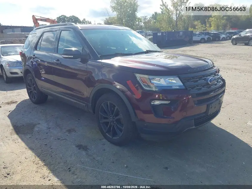 FORD EXPLORER 2018, VIN 1FM5K8D86JGC56663