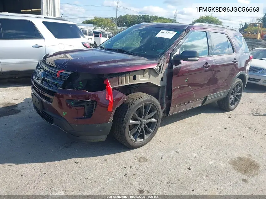 2018 FORD EXPLORER VIN 1FM5K8D86JGC56663 — фото 2
