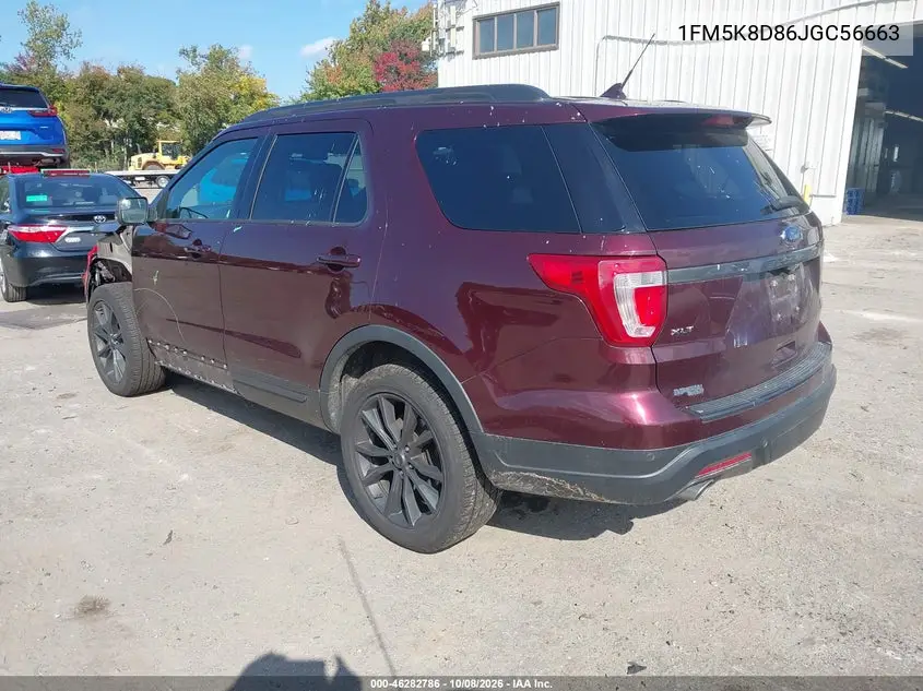 2018 FORD EXPLORER VIN 1FM5K8D86JGC56663 — фото 3