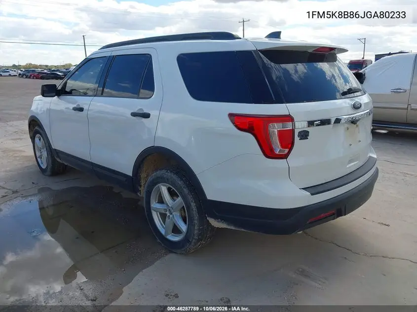2018 FORD EXPLORER VIN 1FM5K8B86JGA80233 — фото 3