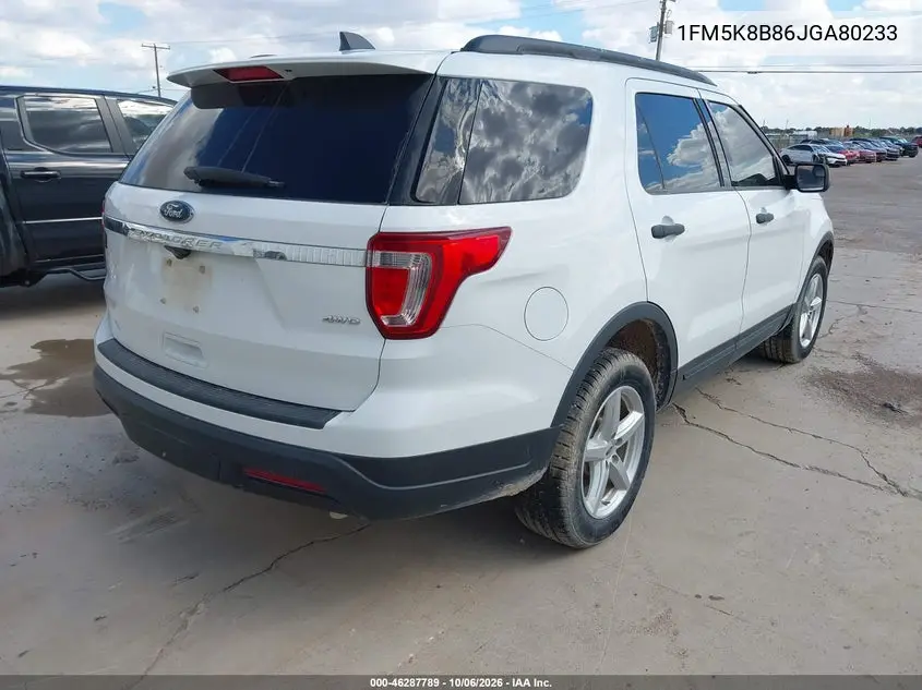 2018 FORD EXPLORER VIN 1FM5K8B86JGA80233 — фото 4