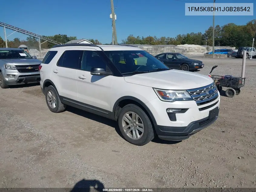 FORD EXPLORER 2018, VIN 1FM5K8DH1JGB28542