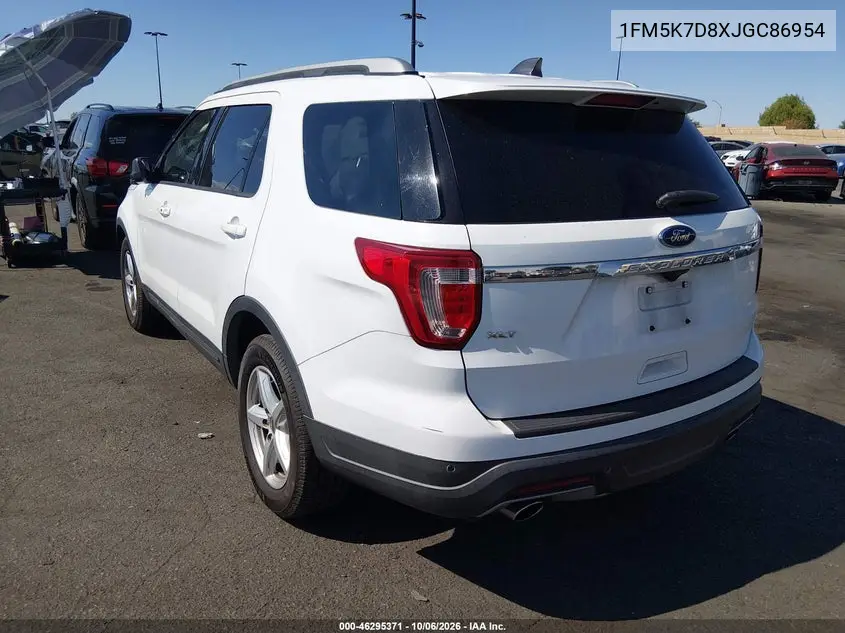 2018 FORD EXPLORER VIN 1FM5K7D8XJGC86954 — фото 3