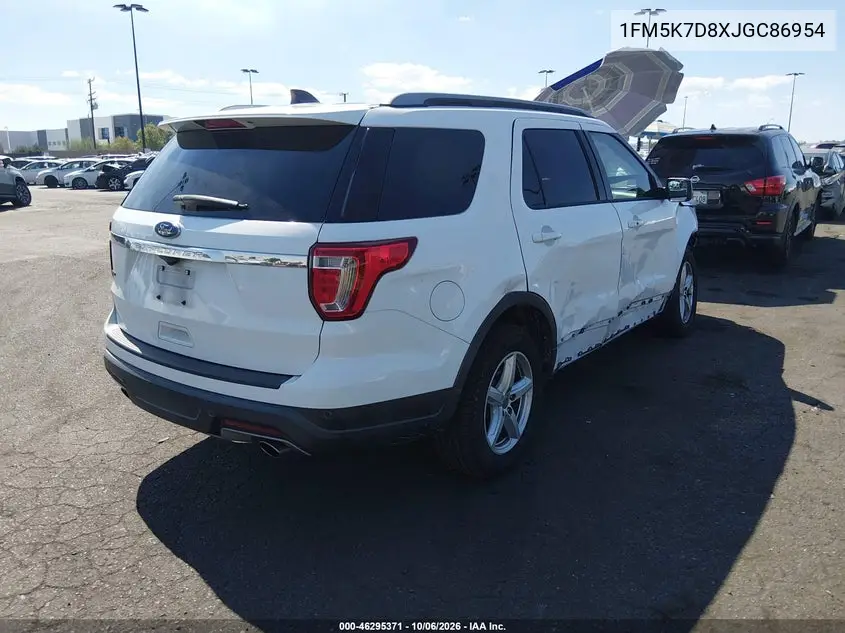 2018 FORD EXPLORER VIN 1FM5K7D8XJGC86954 — фото 4
