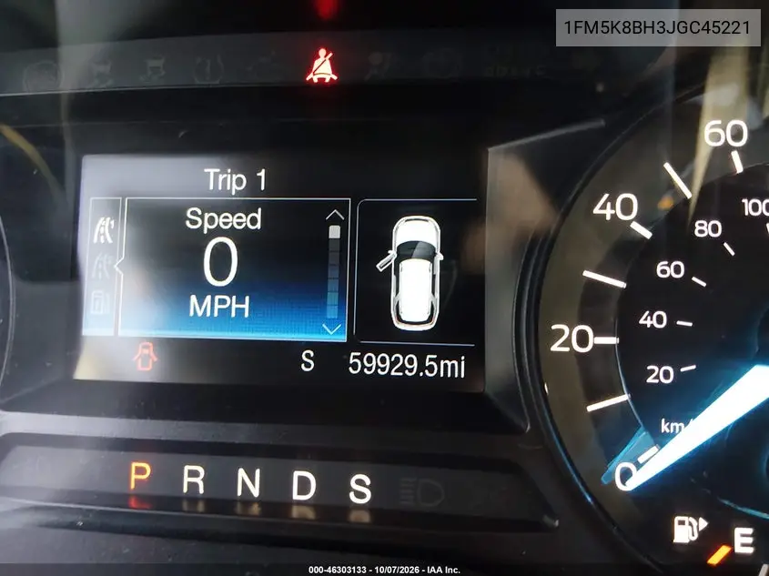 2018 FORD EXPLORER VIN 1FM5K8BH3JGC45221 — фото 20