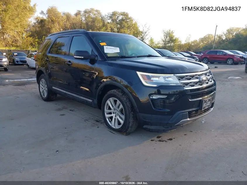 FORD EXPLORER 2018, VIN 1FM5K8D82JGA94837